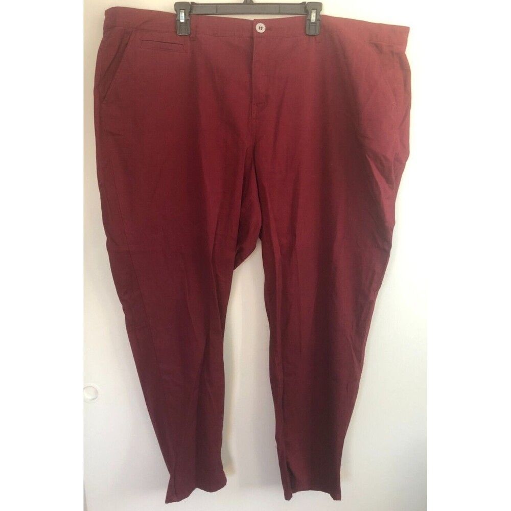 Lane Bryant Women's Plus Size 28 Dress Pants Skinny Pants Purple/Pink/Red